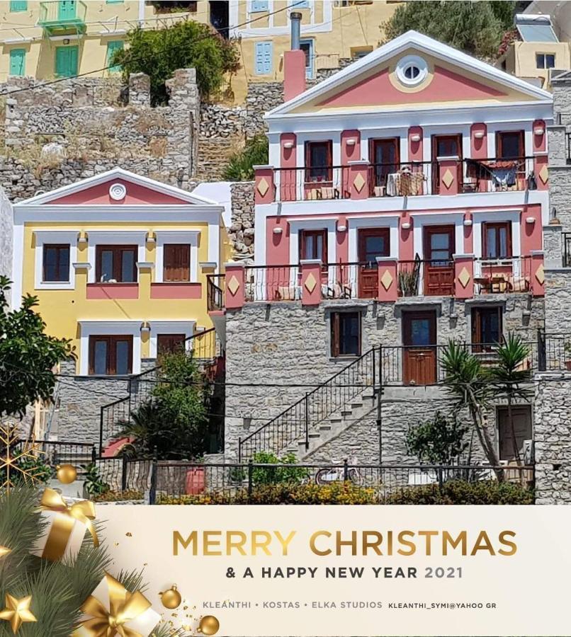Kleanthi And Kostas Studios Symi Bagian luar foto